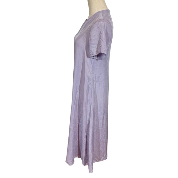Hatch The James Midi Dress in Lilac Short Sleeve Crewneck Size 1/Small - Picture 7 of 13